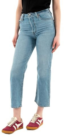 Levi's Jean Ribcage Droit pour Femme, Cool Winner, 32W / 29L
