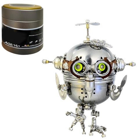 ToyGhillied 3D Eule Metall Puzzles Kits für Erwachsene, 110 Teile Metall Steampunk Eule Puzzles Modellbausatz, DIY Tier Kit Ornamente Geschenk