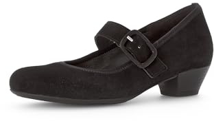 Gabor Damen Riemchen Pumps, Frauen Absatzschuhe,bequem,geschlossen,high Heels,Heels,hochhackige Schuhe,stoeckelschuhe,schwarz,37 EU / 4 UK