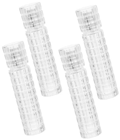 Garneck 4 Stück Bitterflaschen Aus Kristallglas Cocktail Sprühflaschen Mit Abnehmbarem Deckel Feiner Sprühnebel Für Hausbars Und Professionelle Bars