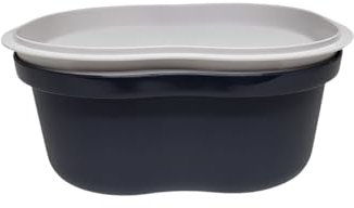 Tupperware Piccola guardia per pagnotta, in bianco e nero, per pane