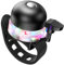 GlasFlength LED Campanello Bici, 100 db Forte Campanello Bicicletta Lega di Alluminio Campanello Mtb Campanello da Corsa per Bambini e Adulti Biciclette Elettriche Mountain Bike (Nero)