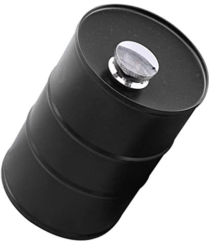 Warmhm Campingflasche Kreative Weinkantine Im Benzin Trommelform Auslaufsicher Für Outdoor Aktivitäten Wie Angeln Und Camping