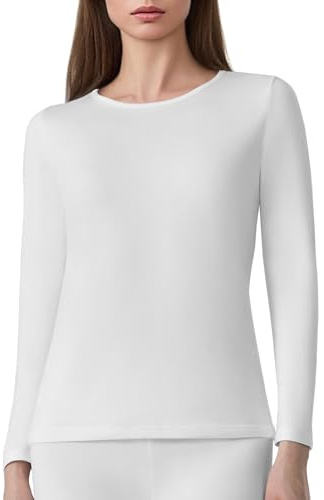 Channo Unterhemd Damen Thermoshirt Langarm: Weich Bequem Atmungsaktiv Ideal für Outdoor Aktivitäten Alltag im Winter