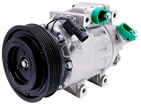 Compresor de aire acondicionado AUTO VS16 compatible con Hyundai Santa Fe II 2.2 CRDi 2006-977012B101 97701-2B101 97701 2B101