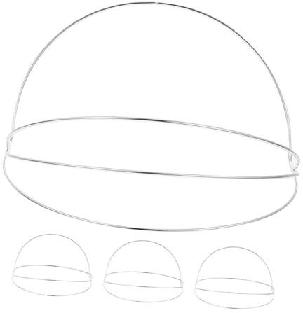 WEKADRIN 4stücke Metall-stirnband-diy-basis Kronenrahmen Für Frauen Metall-tiara-basis Zum Basteln Geeignet Für Hanfu Und Renaissance-kostüme Kopfschmuckzubehör Aus