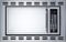 Summit OTR24 24 Built-In Microwave With Mirror Finish Door, Trim, and One-Touch Digital Controls, Stainless-Steel