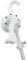 Performance Tool W54285 Professioneller Drehfass Pumpspender für Flüssigkeitsgetriebe, weiß, 5-55 Gallonen Behälter