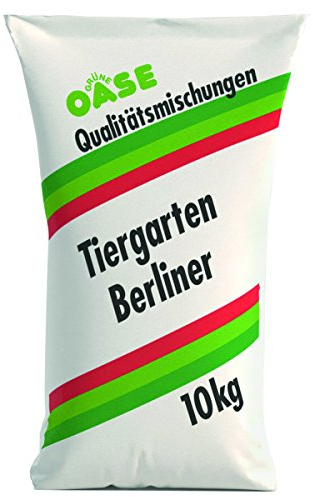 Grüne Oase Rasensamen GO-100 Tiergarten Berliner 10 kg, grün