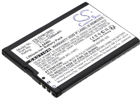 CS-OYB130SL Akku 1200mAh Kompatibel mit [myPhone] 1075, Halo 2, Halo2, für [Olympia] Brio, für [MaxCom] MM238, für [Bea-fon] SL320, T850 Ersetzt BS-01, BS-02, DRTEL-4D-01, MM238, T850