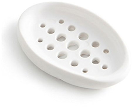 bismarckbeer Soap Dish Holder Bathroom Soap Saver with Drainage Holes