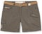 G.I.G.A. DX Damen Hira Lässige Gürtel-Shorts, mud, 38