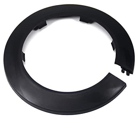 MroMax Fit 3.54 Outer Diameter Flange Water Pipe Cover Decoration Black Pipe Cover Radiator PP Plastic 90mm Escutcheon Collar for Wall Pipe Tube Decoration 1Pc