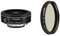 Canon Objektiv EF-S 24mm F2.8 STM Pancake für EOS (Festbrennweite, 52mm Filtergewinde) schwarz & Amazon Basics Zirkularer Polarisationsfilter - 52mm