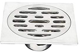 100mm x 100mm Edelstahl Bodenablauf Bad WC Deodorant Insektenschutz Anti-Rückengeschmack Tiefes Wasser Dichtung Dusche Bodenablauf, Tippe A