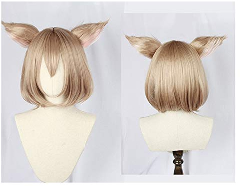 Felix Argyle Cosplay Perücke Re: Null Kara Hajimeru Isekai Seikatsu Felix Argyle Anime Synthetisches Haar Cosplay Perücken + Ohren + Mütze + Track Perücke Mit Ohren