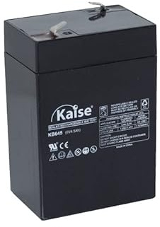 Kaise Batería de Plomo AGM VRLA 6V- 4,5Ah / Modelo KB645 F1