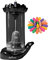 SIGNAMIO® Shiva Rauchbrunnen Aromatischer Brunnen Lord Shiva Idol Shivling Keramik Räucherstäbchenhalter mit 30 Rückfluss-Räucherkegeln, Aromatherapie, Heimdekoration, 1 Stück/30 Kegel, Handschälen