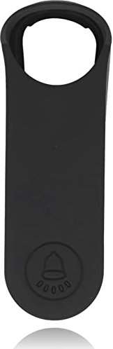 Silicone Protective Cover Compatible with Nest Doorbell Doorbell Silicone Case for Nest Doorbell Dustproof Cover Provide Protection(Black)