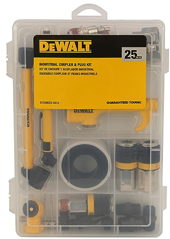 DEWALT 25pc Industrial Coupler & Plug Kit (DXCM024-0412)