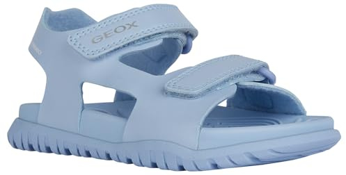 Geox Girls J Footbetto Gi Sandal, Sky, 11.5 UK Child