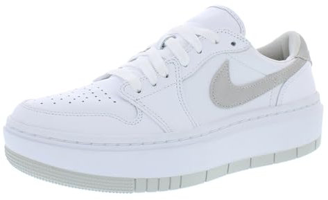 NIKE Damen Air Jordan 1 Low UNC Basketballschuh, White White Neutral Grey, 38.5 EU, Weiß Weiß Neutralgrau, 39 EU