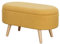 La Maison Large Boucle Ottoman Storage Living Room Hallway Seat Bench Stool Teddy Removable Lid Stylish Practical Footstool Pouffe Wooden Legs (Ochre, Large Bench)