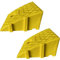 11/13 cm de Haut Rampe marchepied rampes Rampes Rampe de Trottoir Rampes Seuil Robuste Voiture en Plastique antidérapantes Rampe de seuil Portable pour Fauteuil Roulant Motos ( Color : B , Size : 25*2