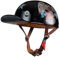 Moto Casquette De Baseball Demi-Casques De Moto Scooter Cyclomoteur Casques À Face Ouverte Hommes Et Femmes Casque Mobylette Moto Bols ECE Homologué Vintage Casque Jet 12,XL:61-62CM
