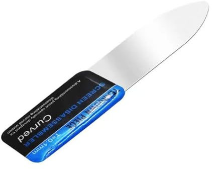 ZOUBAOQ 1 pieza de teléfono móvil curvado pantalla LCD Spudger apertura de tarjeta herramientas ultra delgado móvil flexible desmontar metal acero teléfono
