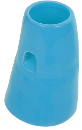 VANZACK Support De Bouteille Eau pour Hamster Céramique Distributeur Eau Stable pour Petits Animaux Anti-basculement Design Élégant Et Dimensions ø Version Améliorée sans Bouteille