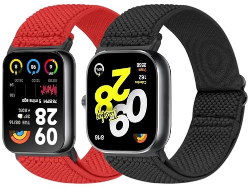 XANS Cinturino Compatibile con Xiaomi Smart Band 8 Pro/Xiaomi Smart Band 9 Pro/Redmi Watch 4/5, Regolabile Elastico in Nylon Cinturini di ricambio per Xiaomi Mi Band 8 Pro/9 Pro/Redmi Watch 5/4
