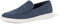 Amazon Essentials Zapatillas Tipo mocasín sin Cordones Hombre, Azul Marino Efecto Ante, 44 EU