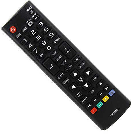 Replacement TV Remote Control Compatible with LG 32LF510B Full HD LED TV