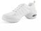Asyusyu Tanzsneaker Damen Tanzschuhe Schnüren Jazz Tanzschuhe mit Luftkissen for Damen Herren Cheerleader Zumba-Weiss, 38EU