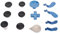 Rankomu Kit de boutons de rechange pour manette de Xbox One Elite Series 2, bleu