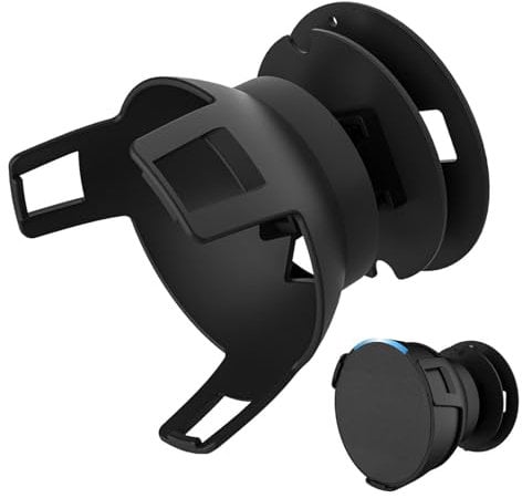 Spizummp Speaker Stand Wall Mount Holder for Echᴏ Pop - Space-Saving Wall Mount for Echo Pop, Holder With 2 Screws | 2 Mounting Methods & 40° Angle Adjustment - Black