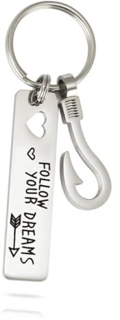 DEARMAMY Schmuck für Schlüsselanhänger tatsächl The schlüsselanhänger keysersdünger süchtig nach deinem Schlüsselbund Bester Freund schlüsselanhänger kreative Schlüsselanhänger Silver