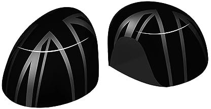 Auto Spiegelkappen Seitenspiegelkappen Die Black Flag Rückspiegelabdeckungen Für Mini Für Countryman Für Cooper S Für Clubman Für Paceman R55 R56 R57 R58 R59 R60 R61 Auto-Styling(The Black Flag,Power