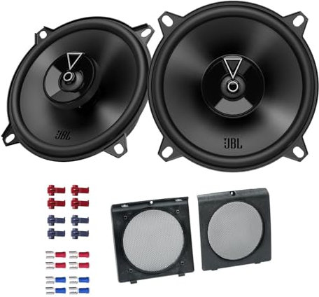 JBL Club 54F Auto Lautsprecher Boxen 270 Watt 13 cm 2 Wege Koax passend für VW Golf 2 1983-1992 Türen Front