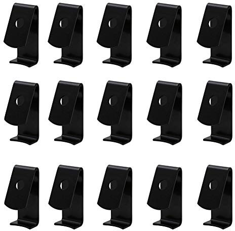 VFAATING Pack of 15 Flowerpot Clips Hard Steel Durable Plant Pot Latch Hangers Hook Suit for 5” to 8” Terra Cotta Pots Garden Decorate Plant Hanger