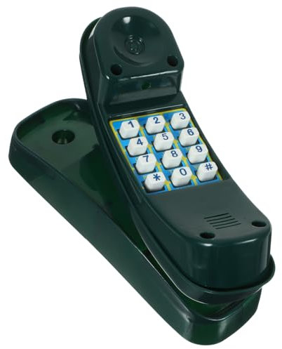 Milisten Jouet Éducatif pour Garçon Fille Téléphone Simulé Jouet Apprentissage Interactif pour Garçon Fille Et Parents Téléphone Portable Imitation Foncé Outil Éducatif pour