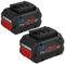 WVGFAUXA Batterie Rechargeable 18 V 8 Ah, Compatible avec Bosch, Compatible avec Les Outils BAT609, BAT618, GBA18V80, 21700, Haute Puissance 5 C(2 Battery)