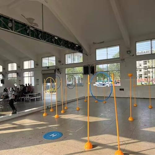 Drohne Hindernisvermeidung Drohnen-Rennliga-Set für Kinder von 6–8 Jahren, FPV-Drohnen-Hindernisparcours-Ausrüstung mit Landeplatz, Übungsparcours für Beliebige Kombinationen aus Quadrocopter und Flug