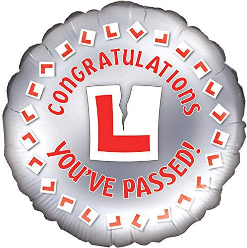 Oaktree 228649 18 Passed Your Driving Test Congratulations Foil Helium Balloon