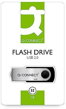 Q-Connect USB-Speicherstick, 32 GB, Weiß
