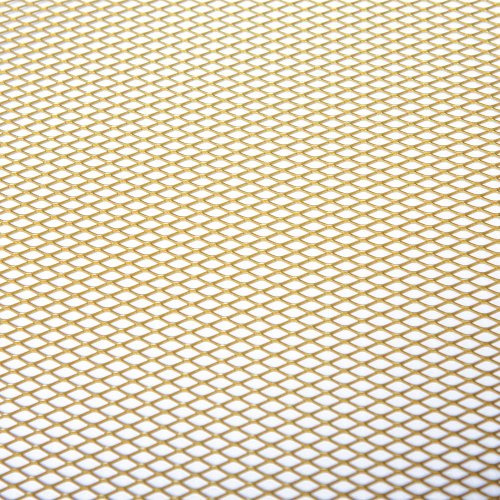 Racinggitter STR8 Strong Quality, 30x30cm, feiner Lochabstand, Gold eloxiert