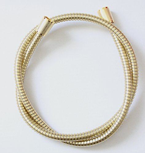 Brauseschlauch Duschschlauch 1,25m gold Metallkonus Kunstoff