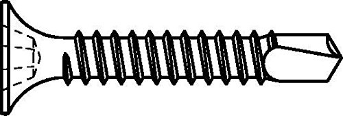 Dresselhaus 0/6540/091/3,5/35/ /02 Gipsplattenschrauben mit Bohr- spitze, Trompetenkopf-H , 3,5 x 35, phosphatiert, 250 Stück