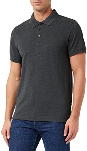 CliQue Herren Classic Lincoln Poloshirt Gr. M, Schwarz (Anthrazit)
